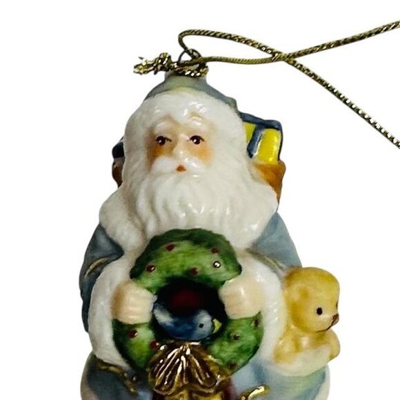 Sprinkles Bavarian Santa Claus Ornament Coynes & Co 1998 Christmas Porcelain - Picture 2 of 8